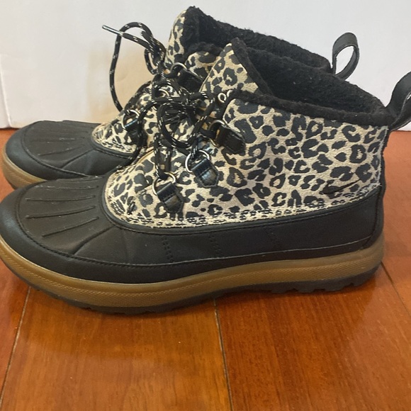 Nike ACG Cheetah Leopard print Woodside Chuka II rain snow duck boots sz 8.5 - Picture 4 of 11